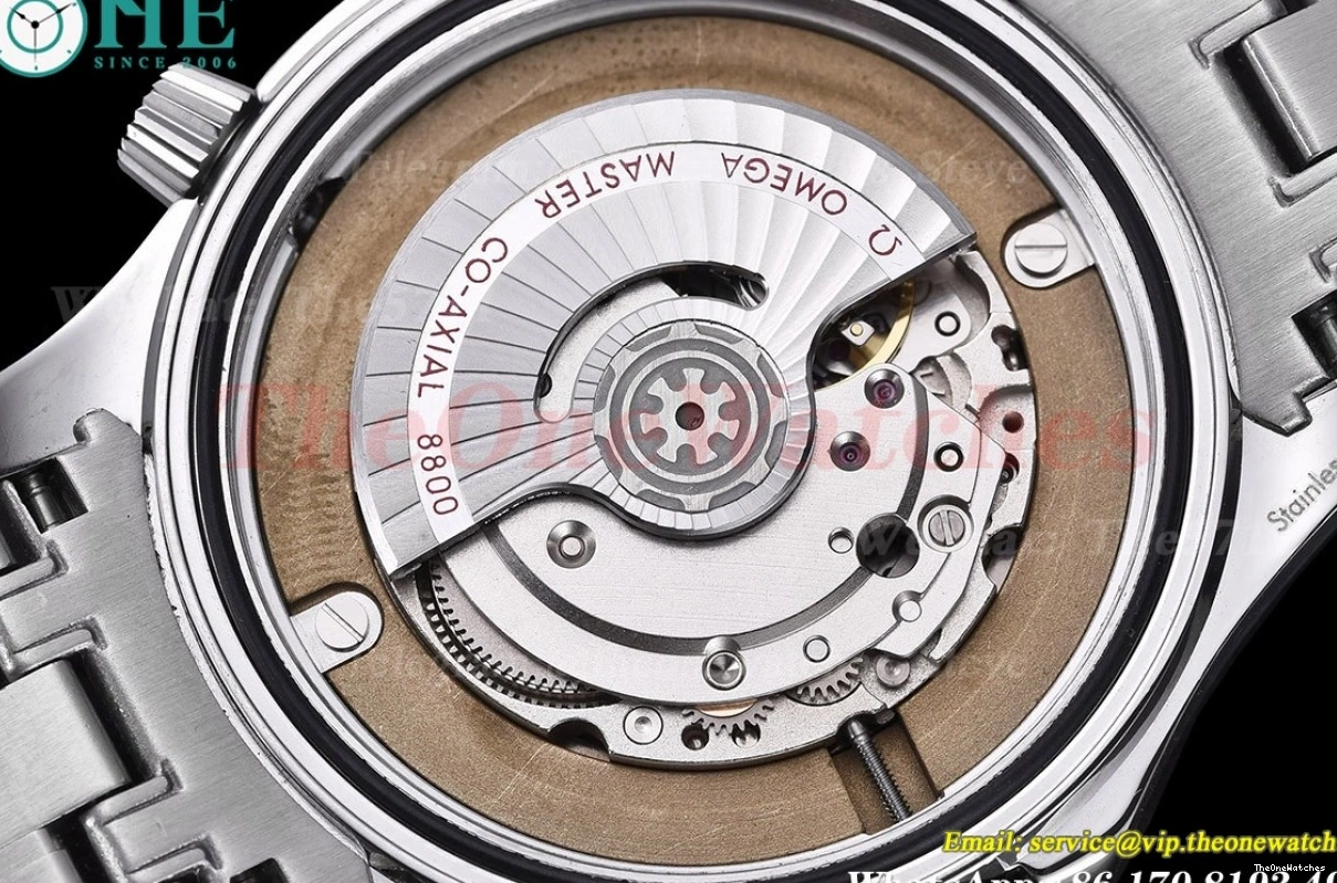 Seamaster GDF SS MY8215+Free 42mm 300m Nylon SS Grey Strap 0108